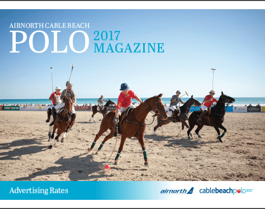 Cable Beach Polo magazine takes to the skies on Airnorth in 2017 reaching up to 300,000 passengers Cable Beach Polo magazine takes to the skies on Airnorth in 2017 reaching up to 300,000 passengers
